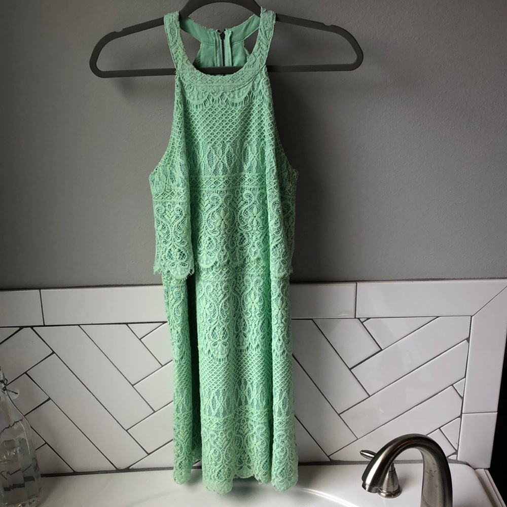 Alya XS Mint Lace Dress